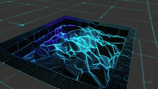 Live LiDAR scanning demonstration showing real-time point cloud generation
